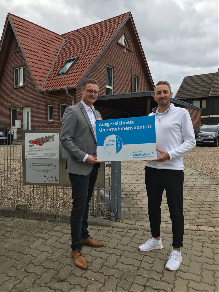 Creditreform Braunschweig Göttingen CrefoZert S TEAM 92 Gesellschaft für Automatisierungstechnik & Elektromontage mbH