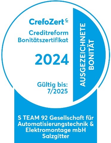 Creditreform Braunschweig Göttingen CrefoZert Siegel S TEAM 92