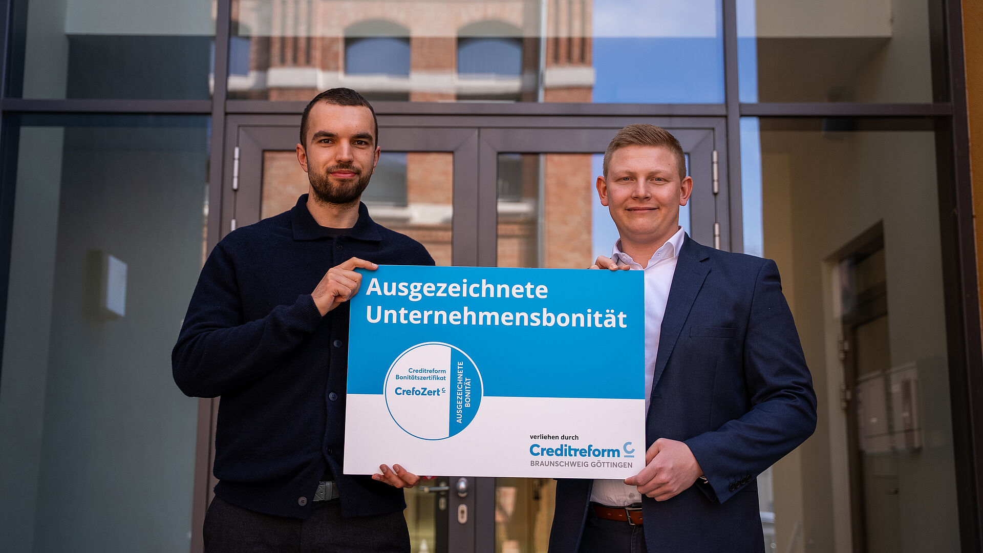 Creditreform Braunschweig Göttignen CrefoZert Übergabe Johannes Bopp Gmbh