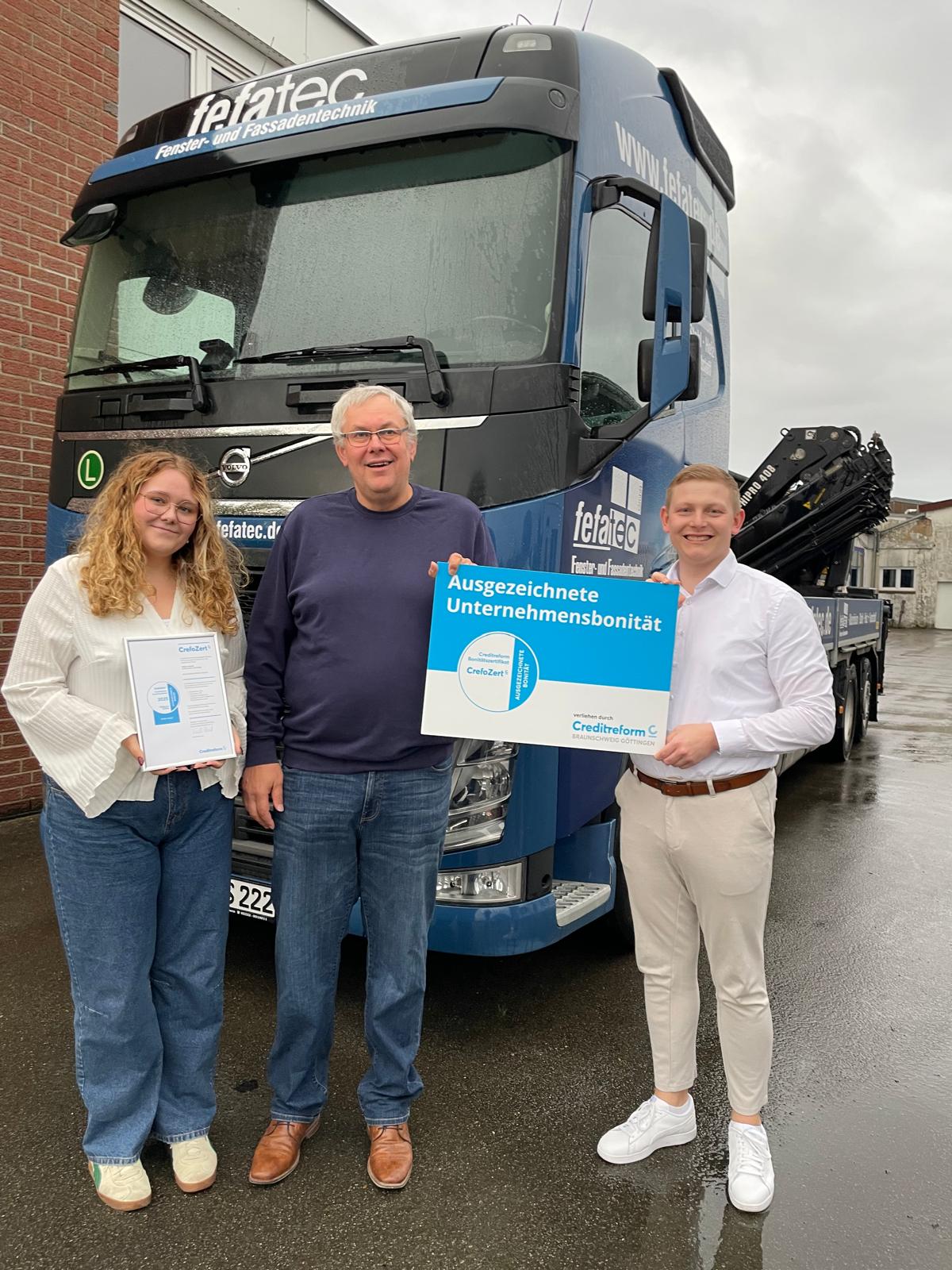 Creditreform Braunschweig CrefoZert-Übergabe fefatec GmbH