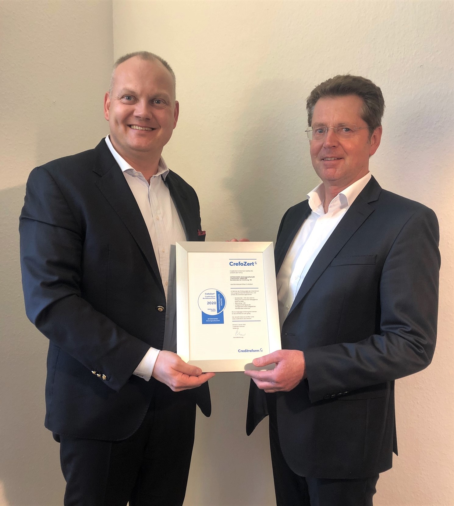 Creditreform Bremen CrefoZert INTERHOMES AG Creditreform Bremen CrefoZert INTERHOMES AG
