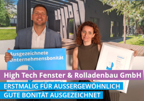 hightech fenster gmbh, creditreform, crefozert, bonität, cr1