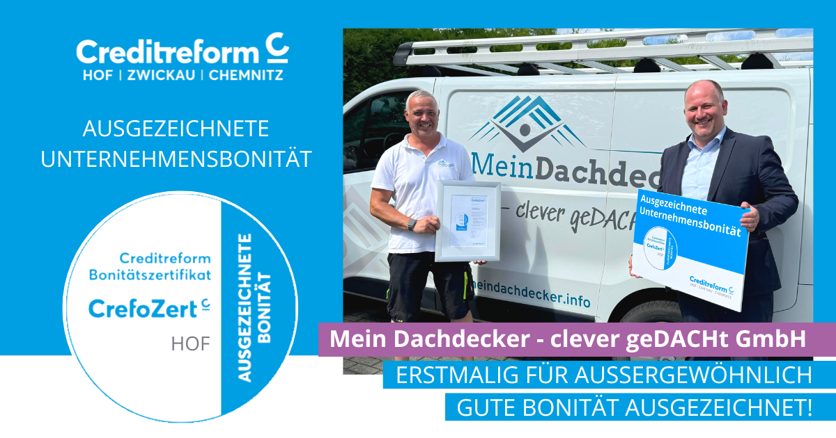 crefozert, bonität, creditreform hof, mein dachdecekr
