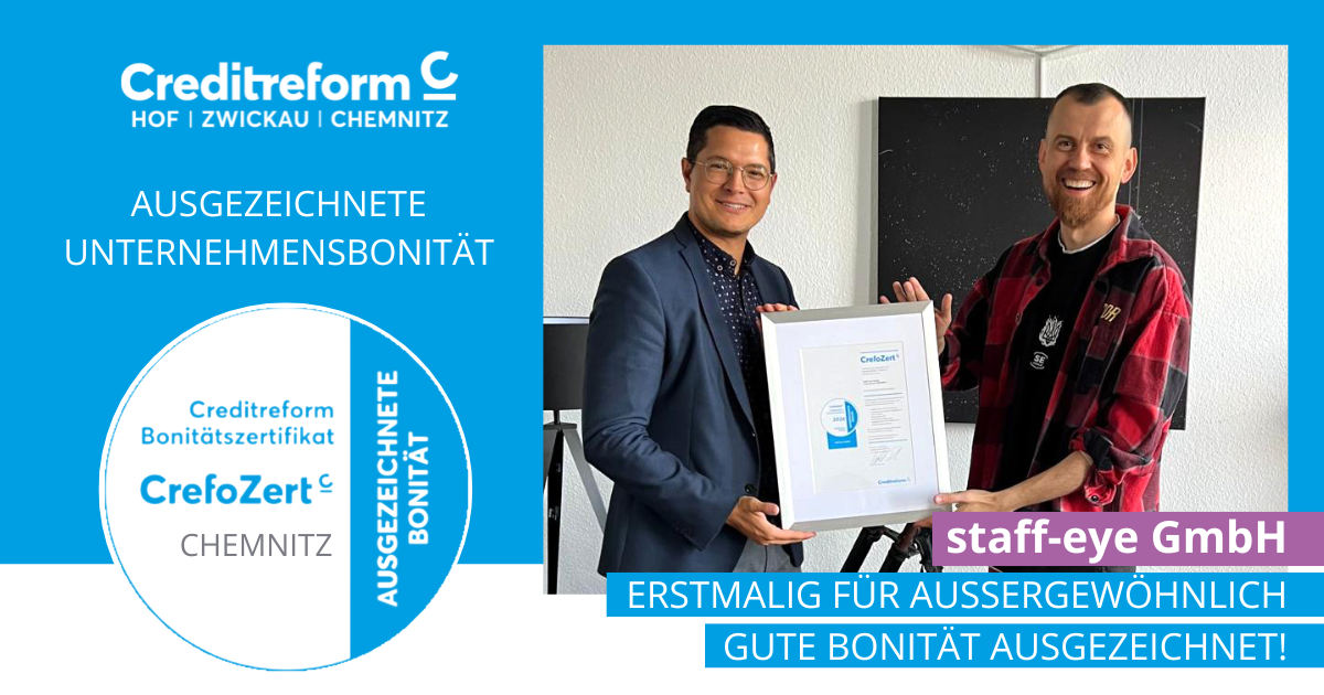 staff-eye gmbh, crefozert, creditreform, bonität