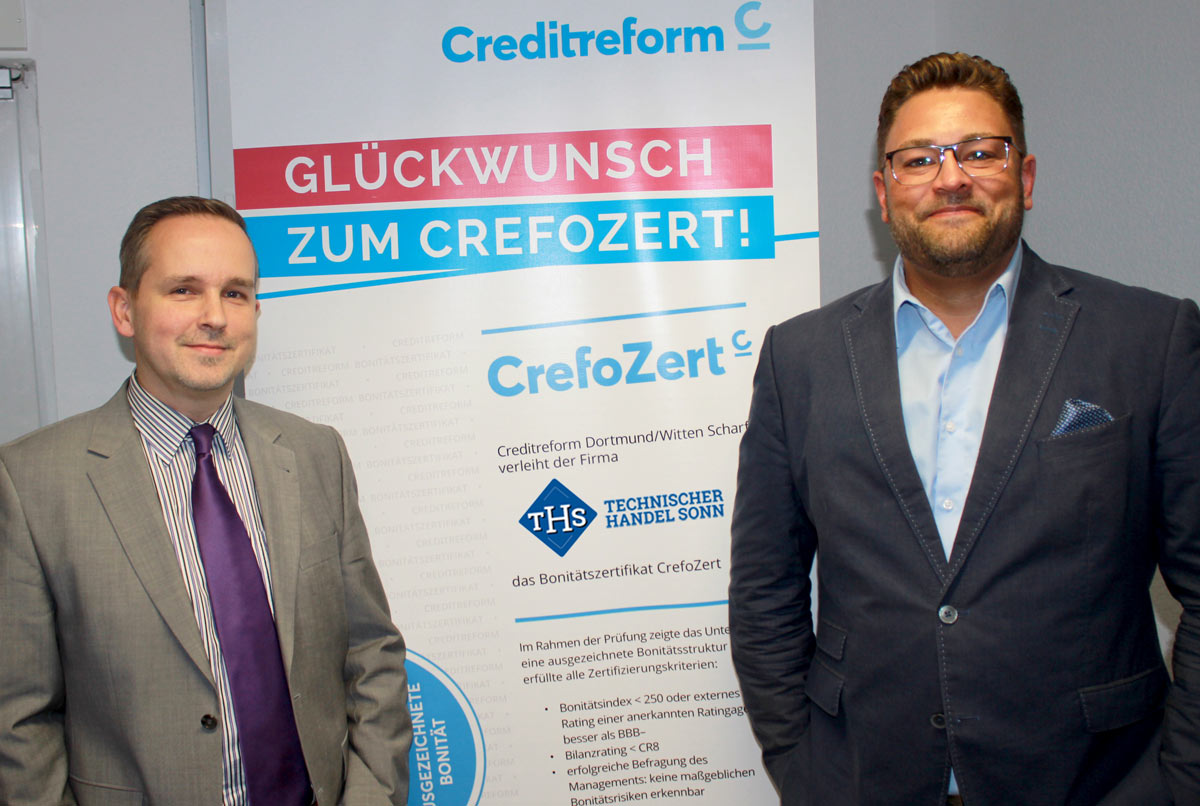 THS GmbH erhält erstmalige Auszeichnung für sehr gute Bonität