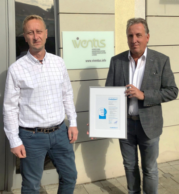 Übergabe CrefoZert Viventus Übergabe CrefoZert Viventus