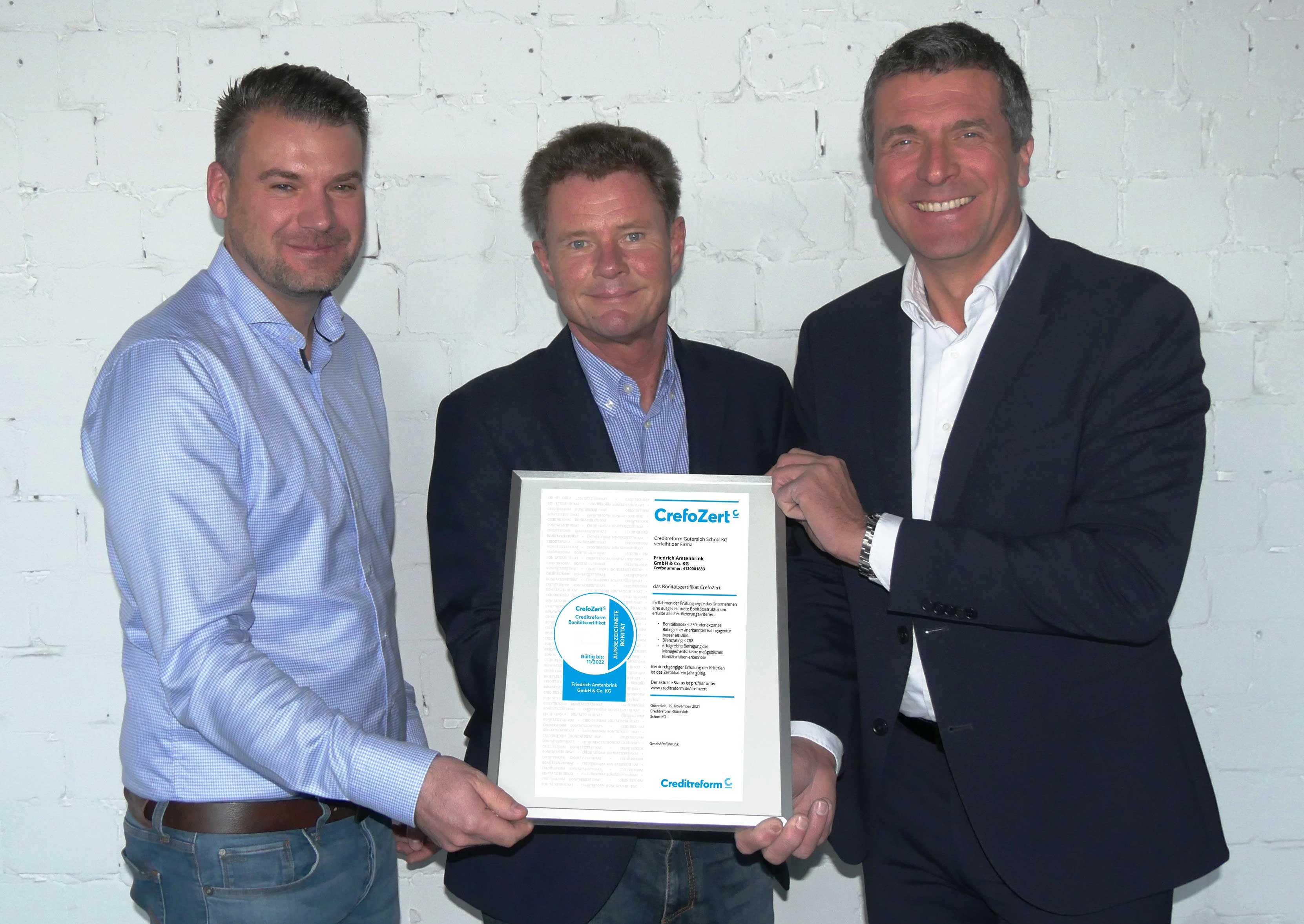 Lokale CrefoZert Verleihungen