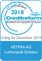 Creditreform CrefoZert Heyfra Creditreform CrefoZert Heyfra