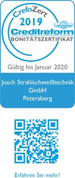 CrefoZert Josch Strahlschweißtechnik GmbH CrefoZert Josch Strahlschweißtechnik GmbH