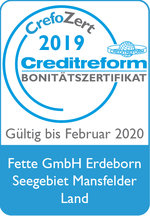 CrefoZert Fette GmbH Erdeborn CrefoZert Fette GmbH Erdeborn