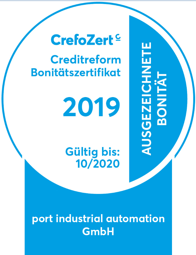 Creditreform Halle Crefozert port industrial automation GmbH Creditreform Halle Crefozert port industrial automation GmbH