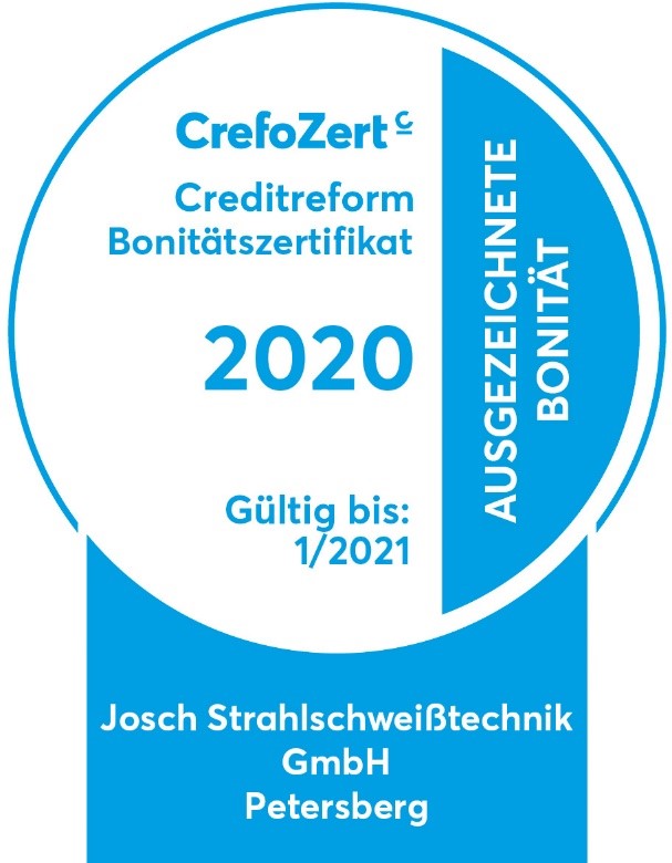 CrefoZert Josch Strahlschweißtechnik GmbH CrefoZert Josch Strahlschweißtechnik GmbH