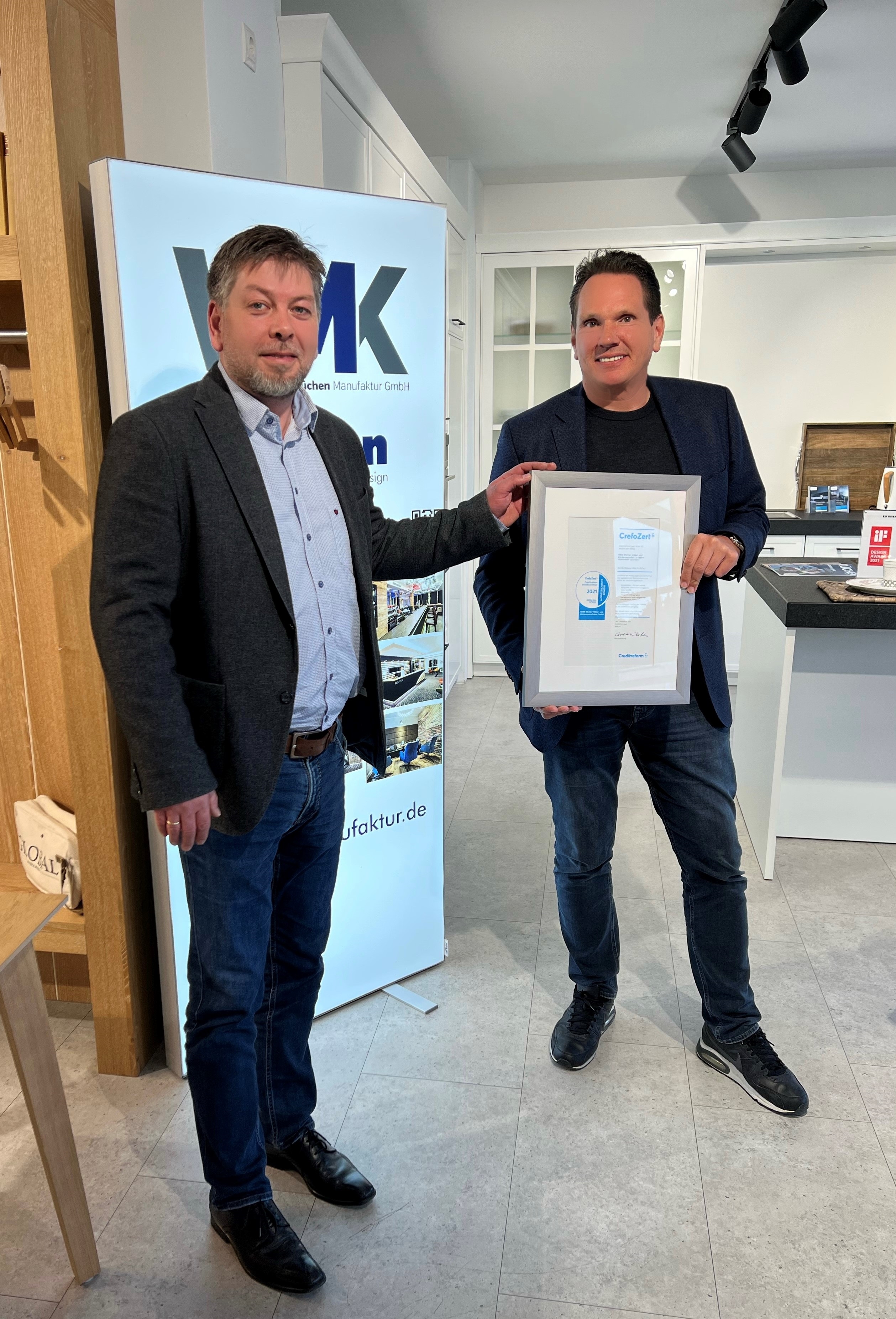 Crefozert-Verleihung WMK Werlter Möbel- und Küchenmanufaktur GmbH WMK Werlter Möbel- und Küchenmanufaktur GmbH