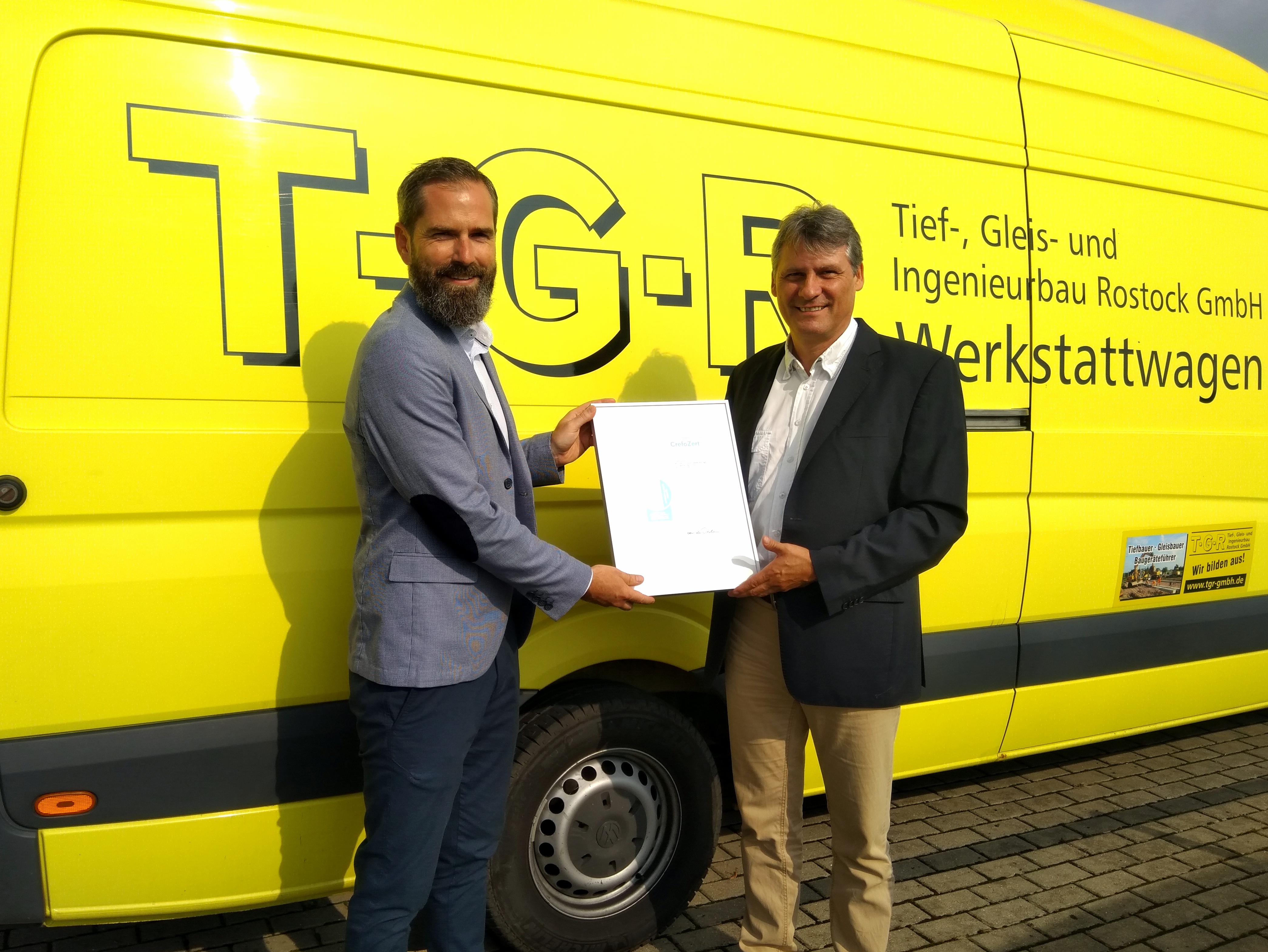 Übergabe CrefoZert TGR