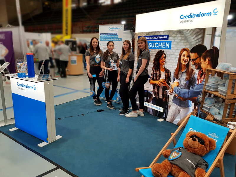 Creditreform Würzburg Berufsinformationstag S.Oliver Arena