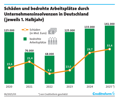 Grafik "Schäden und Arbeitsplatzverluste" News-Details
