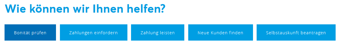 Die neue Website von Creditreform